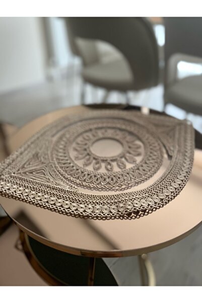 SosyeteDükkanı OVAL TEKLİ SUPLA BEJ (40-60)cm