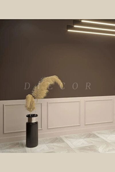 DİECOR Dekoratif Boyanabilir 2,5 Cm Antre Ve Koridor Çerçevesi Muhteşem Duvar Çıtası Tasarımı