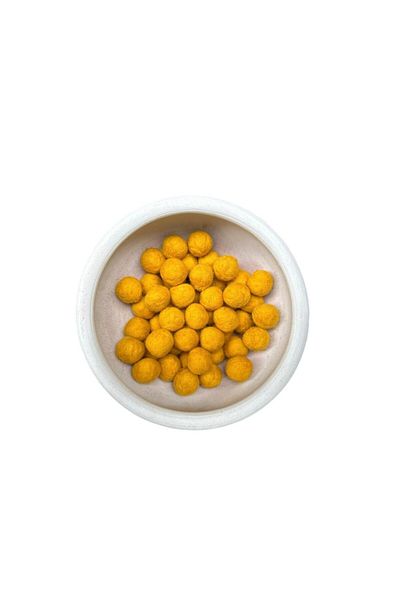 Yumuşakkeçe Natural Wool Felt Balls – 2 cm – Handmade – Pack of 50