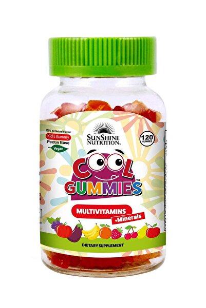 Sunshine Nutrition كول جاميز للأطفال، فيتامينات ومعادن نباتية متعددة، ١٢٠ قطعة