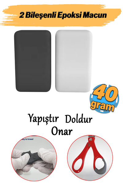 Badem10 Güçlü Epoksi Macunu Yapıştırıcı Hamur Metal Plastik Seramik Çelik Yapıştırıcı Doldurur Boyanabilir