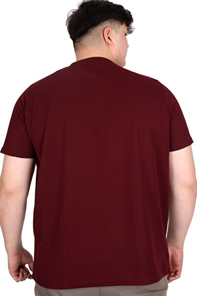 ModeXL Ανδρικό μπλουζάκι μεγάλου μεγέθους Brocken Wash U25002