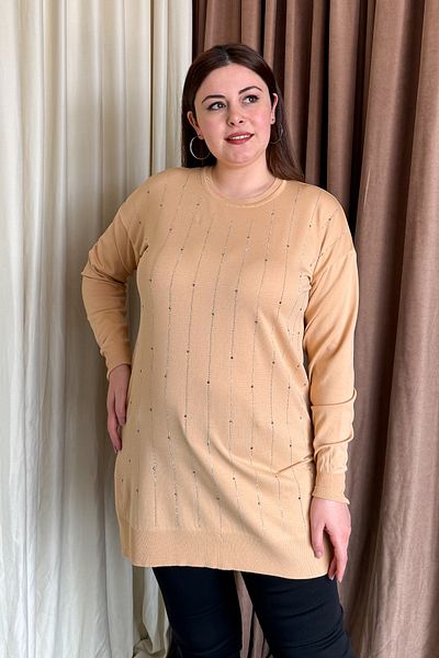 ModaPlaza Women's Stone Tunic 7207