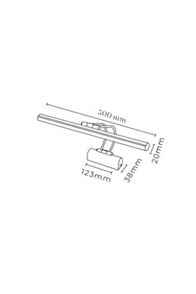 ELSA 50 cm Pilli Aplik Ayna Üstü ve Tablo Aydınlatması 9VOLT 3000K(GÜNIŞIĞI)