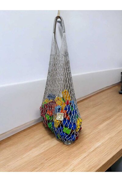 sjs ahşap Alışveriş Filesi örgü