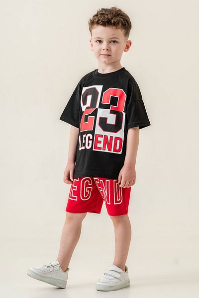 Beniizle Printed Boy's Summer Suit