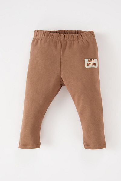 DeFacto 2-teiliges Set für Babys, Jungen, gemustertes Sweatshirt mit Rundhalsausschnitt und elastischem Bund unten D5939a524wn