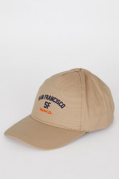 DeFacto Boy's Embroidered Cotton Cap Hat B7904A825Sm