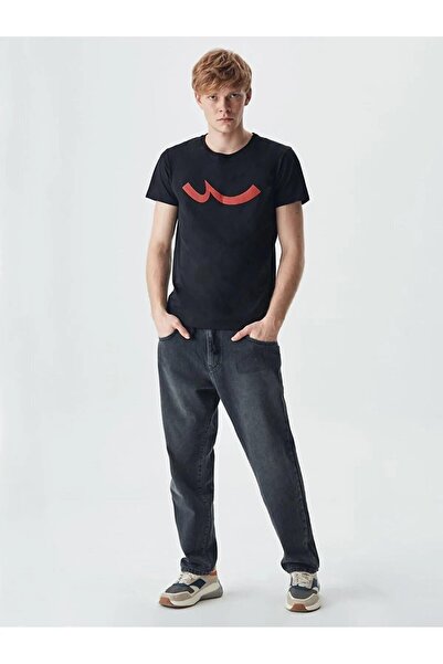 Ltb Ανδρικό μπλουζάκι με κοντό μανίκι με λαιμόκοψη Peyoro Black 1225841826089200