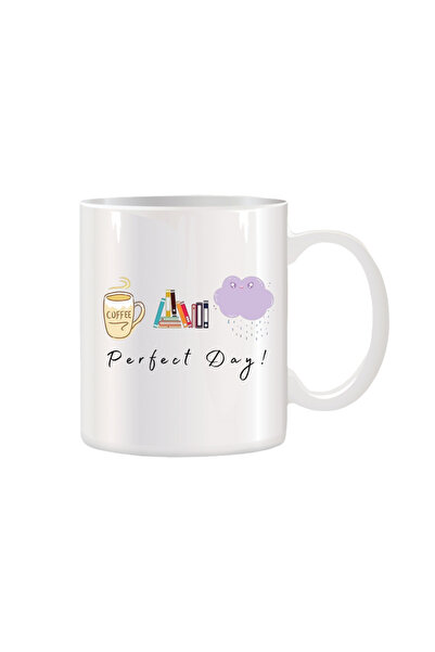 OEM Cana albă personalizată Perfect Day, INOVATIX®. 330 ml