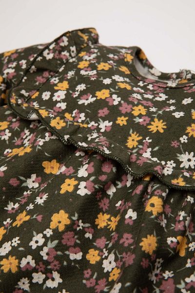 DeFacto Baby Girl Print Long Sleeve Dress D5634A524Wn