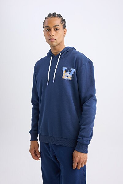 DeFacto Світшот з капюшоном Standard Fit, NBA Golden State Warriors Bold A7216ax24a