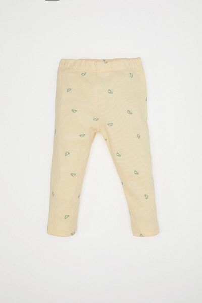 DeFacto Food Printed Baby Girl Long Sleeve Pajama Set - Ribbed Camisole D8294A5Ns