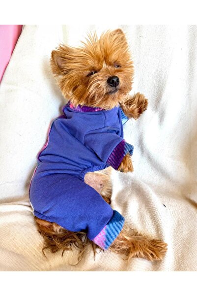 Kemique Monogram Purp Köpek Tulum Pijama