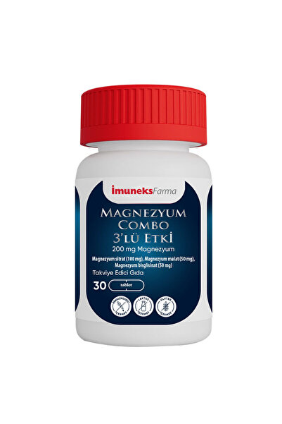 Imuneks İmuneks Farma Magnezyum Combo 3lü Etki 60 Tablet