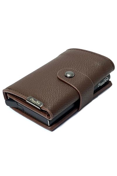 Classic Milano RFID Blocking Faux Leather Wallet for Men and Women, Automatic Card Holder Men's Wallet