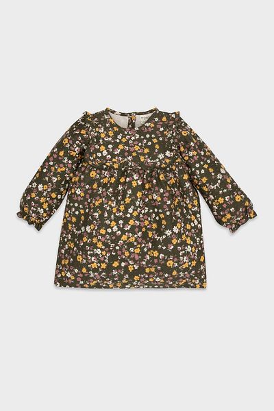 DeFacto Baby Girl Print Long Sleeve Dress D5634A524Wn
