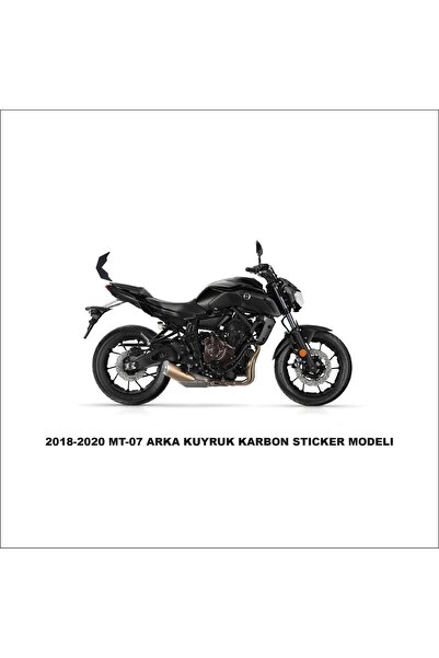 Motiker 2018-2020 MT-07 ARKA KUYRUK KARBON STICKER MODELI