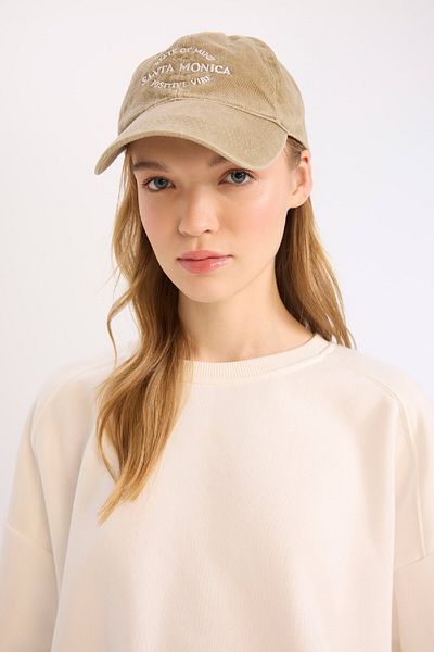 DeFacto Dámská vyšívaná čepice Jean Look B7195ax25sm