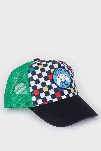 DeFacto Boy's Patterned Woven Cap Hat Z3682A625Sm