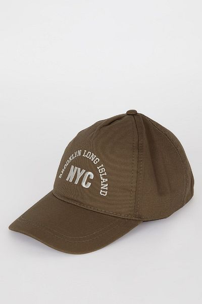 DeFacto Boy's Embroidered Cotton Cap Hat B7904A825Sm