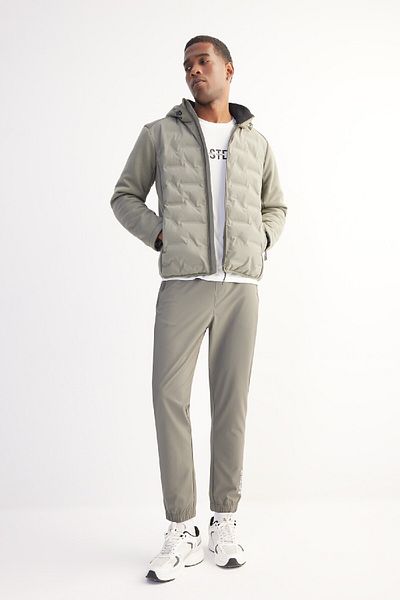 DeFacto DeFactoFit Slim Fit Slim Fit Kapuzenmantel mit Reißverschluss B2301AX25SP