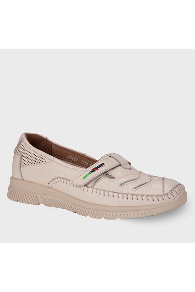 Forelli 29429-G Elena Beige Pantofi de damă din piele naturală