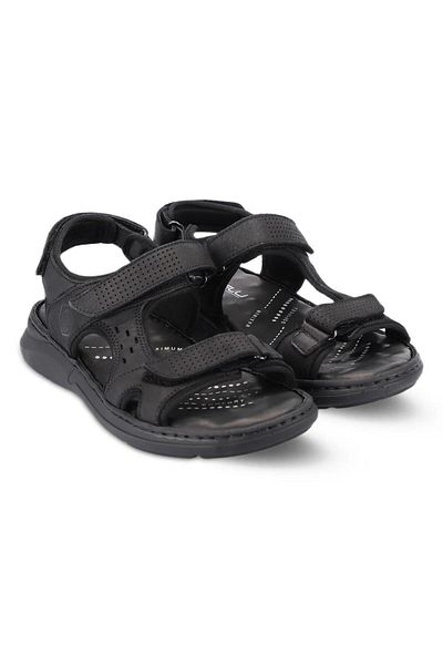Forelli 40526 Ανδρικά σανδάλια από γνήσιο δέρμα Bruce Black Nubuck