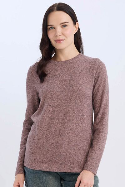 DeFacto Κανονική εφαρμογή Crew λαιμόκοψη Casual Basic μονόχρωμο μακρυμάνικο μπλουζάκι D7482ax24au