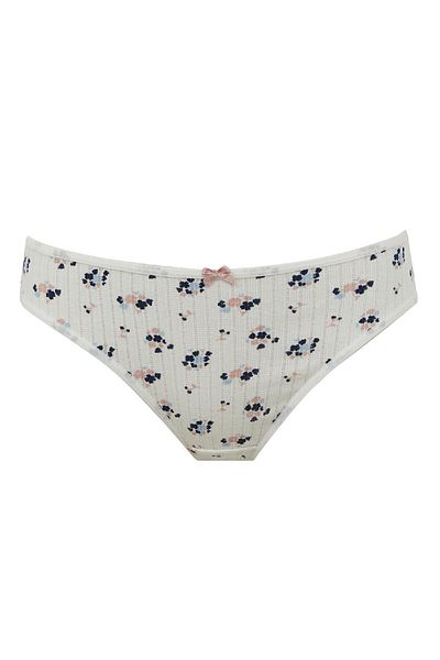 DeFacto Fall in Love Patterned 3-Pack Slip Panties D8625Ax24Wn