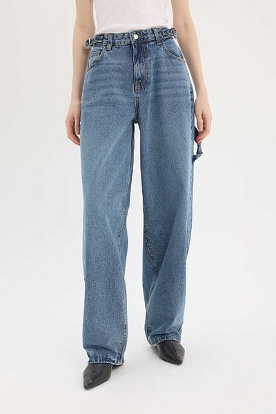 DeFacto Pantaloni largi, cu talie înaltă, drepte, lungi, D7963AX25SP