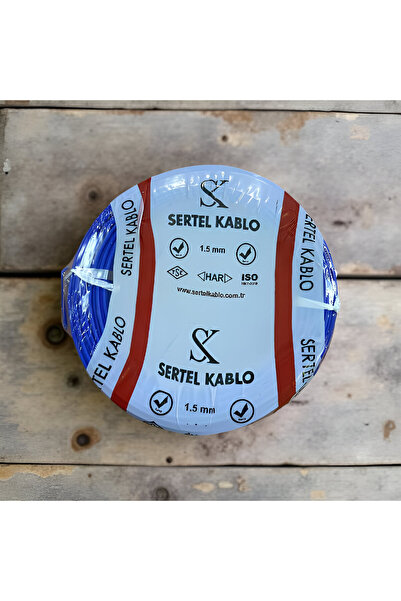 Sertel kablo 1.5 NYA KABLO MAVI