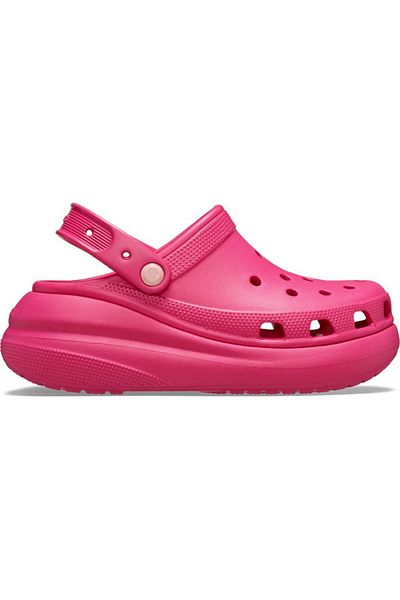 Crocs شبشب نسائي وردي اللون من Crush Clog 207521-6zq