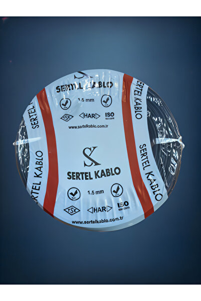 Sertel kablo 1.5 NYA SİYAH
