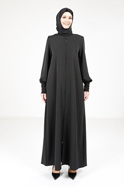 Beyza Sandy Manşet Siyah Ferace 9168