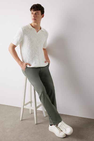 DeFacto Chino-Canvas-Hose mit normaler Passform D7349ax25sp