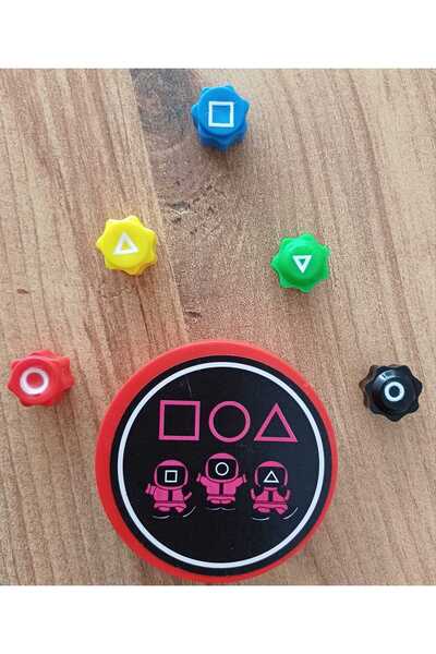 ALLCHEAPSHOPPİNG لعبة الحبار لعبة Gonggi ذات الصندوق الدائري الملونة المكونة ...