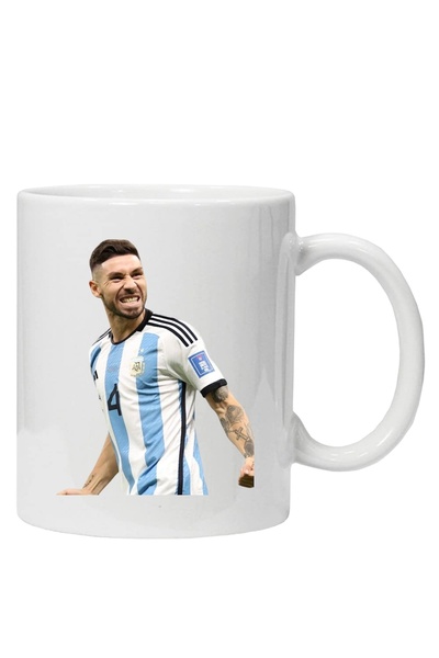 OEM Εξατομικευμένη λευκή κούπα Gonzalo Montiel, INOVATIX®. 330 ml