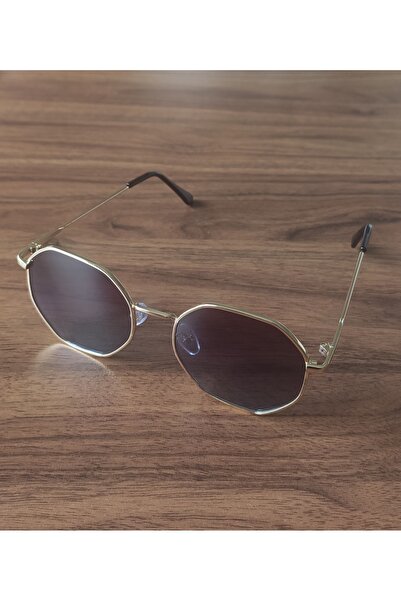 Kadın Güneş Gözlüğü Geometrik Çerçeve Vintage Tarz