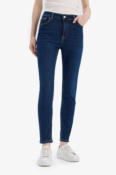 DeFacto Rebeca Skinny Fit Jean - Pantaloni cu picior lung cu talie înaltă D8178ax25sp
