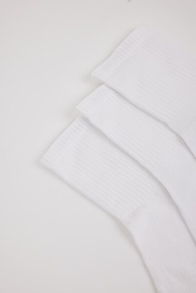 DeFacto Erkek 3'lü Pamuklu Soket Çorap D9162axns