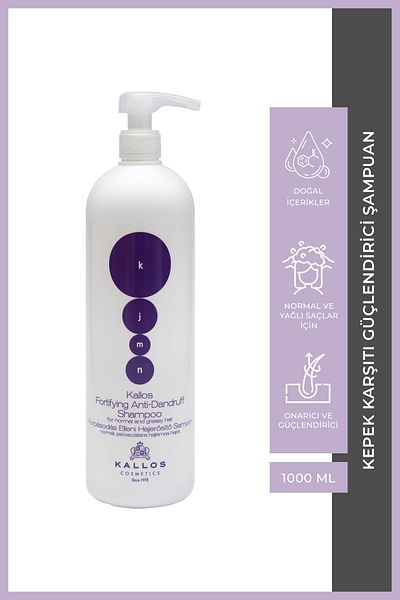 Kallos Cosmetics Anti-Dandruff Strengthening Shampoo 1000ml