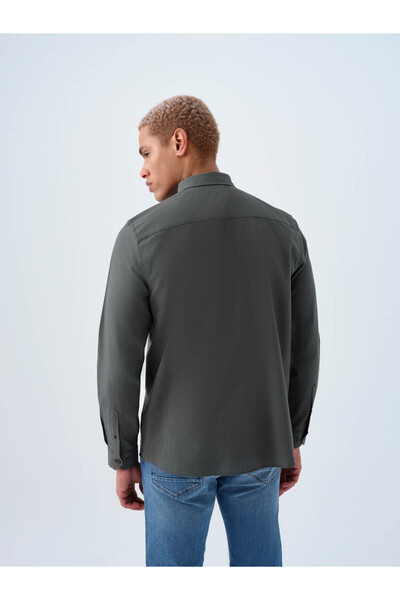 Loft Regular Fit Khaki Men's Shirt Lf2037403