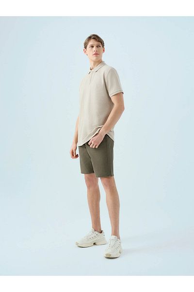 Loft Regular Fit Beige Men's T-Shirt Lf2037103