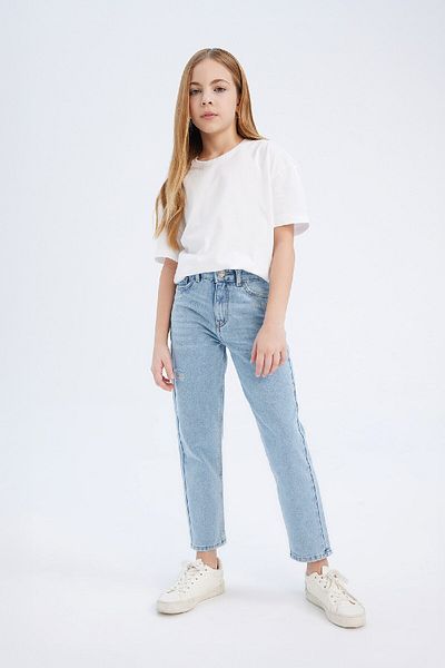 DeFacto Pantaloni de blugi pentru fete Mom Fit Standard D7095A825SM