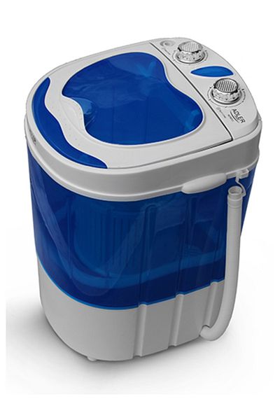 adler Přenosná mini pračka Ad 8051, kapacita 3 kg, ideální na cesty, kempování nebo dovolenou