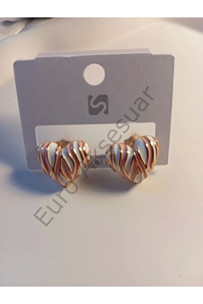 stainless steell Heart Detail Bijouerie Earrings