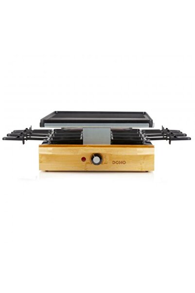 Domo DO9246G Bamboo raclette grill for 8 people, 1200 W
