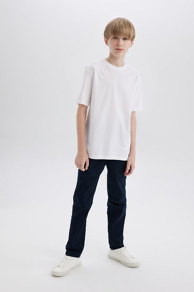 DeFacto Tricou cu mânecă scurtă cu gât crew pentru băieți K1687a625sm