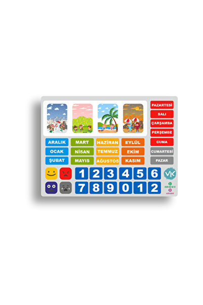 volkinder تقويم الطفل (الفيلكرو)